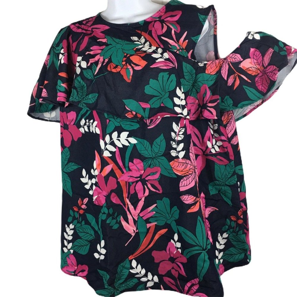Isabel Maternity Top Womens Size Large Floral